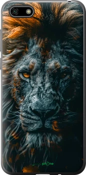 Чехол на Huawei Y5 2018 Лев в сумерках "6154u-1500-70447"