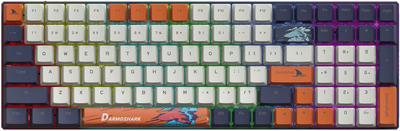 Клавіатура бездротова Motospeed Darmoshark K1 Pro Gateron Blue (dmk1progb) Синій