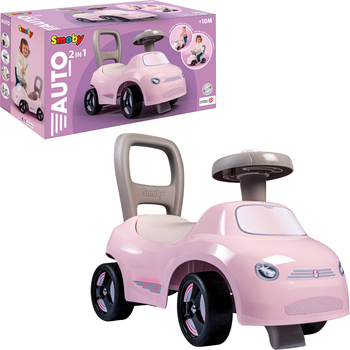 Jeździk Smoby Toys 54 x 27 x 40 cm różowy (3032167205421)