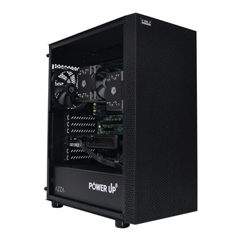 Двухпроцессорная рабочая станция PowerUp #418 Xeon E5 2680 v4 x2 / 128 GB / SSD 1TB / GeForce RTX 4060Ti 16GB для 3D моделирования видеомонтажа рендеринга для инженеров и архитекторов