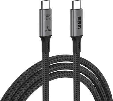 Кабель ArmorStandart USB 4.0 USB-C - USB-C 240W 8K 60hz 40Gbps 1 m Black (ARM81921)