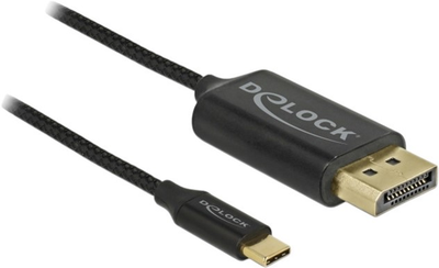 Кабель Delock USB Type-C - DP/DP-Alt Mode 4K 1 m Black (4043619837090)