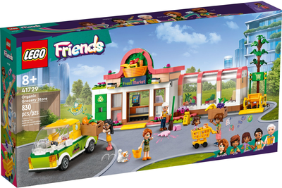 Zestaw klocków LEGO Friends Sklep spożywczy z żywnością ekologiczną 830 elementów (41729)