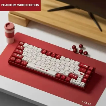 Клавіатура механічна AJAZZ AK680 HOT SWAP Red | RGB Backlight | Compact 65% | USB-C | Gaming & Typing