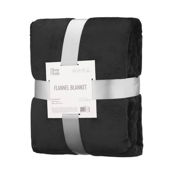 Плед Ardesto Flannel 160х200см, черный (ART0215SB)