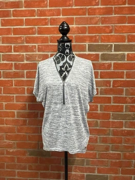 Топ на молнии Lee Cooper Zip Top Color: Charcoal Marl S