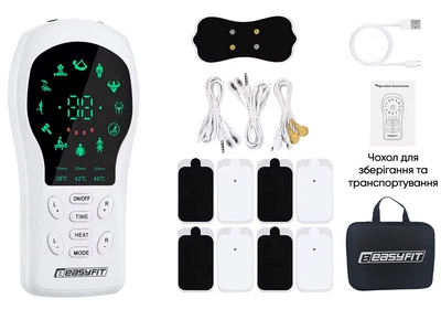Электромиостимулятор для тела с подогревом ActivePulse-2 (стимулятор мышц + чехол) YL-AP12-2
