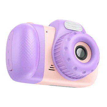Детская фотокамера Hoco DV201 Dual lens Pink