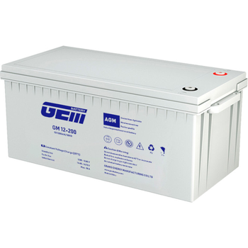 Аккумуляторная батарея гелевая для ИБП GEM Battery 12V, 200А, AGM (GM 12-200)