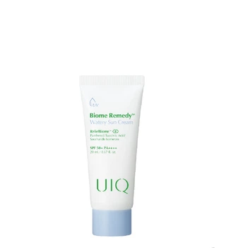Миниатюра увлажняющего солнцезащитного крема Uiq Biome Remedy™ Watery Sun Cream SPF 50+ PA++++, 20 мл