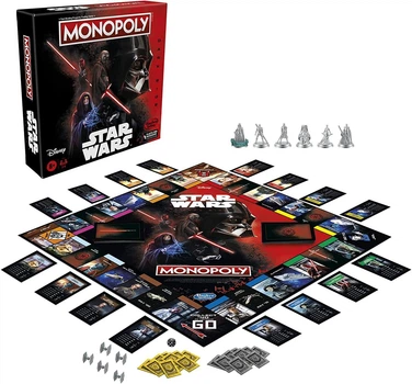 Настольная Игра (примята коробка) Монополия Звездные Войны Monopoly Star Wars Dark Side Hasbro BF6167