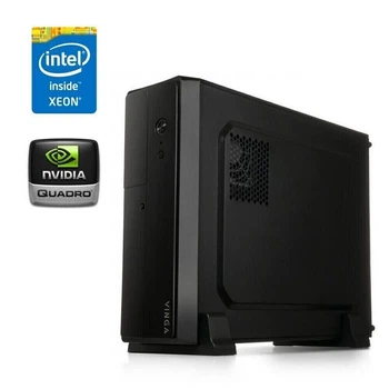 Рабочая станция Vinga CS313B SFF / Intel Xeon E5-2695 v2 (12 (24) ядер 2.4 - 3.2 GHz) / 64 GB DDR3 / 240 GB SSD / nVidia Quadro P1000, 4 GB GDDR5, 128-bit / Win 10 Pro б/у