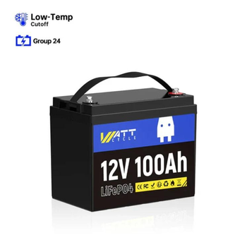 Акумулятор WattCycle 100Ah 1280W 12V глибокого циклу LiFePO4