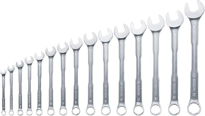 Набор комбинированных ключей Bosch 6-21 мм, 15 шт (1600A02Z9E)