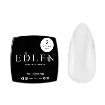 Гель-желе будівельний Edlen Professional Jam Gel 02 Milky молочний 15 мл