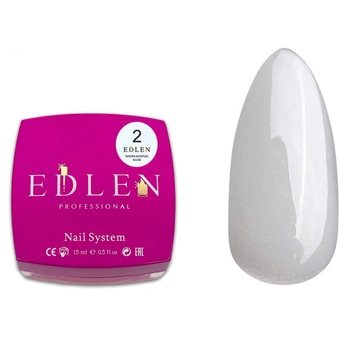 Жидкий гель Edlen Professional Water Acrygel Nude 02 молочный 15 мл
