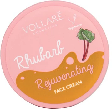 Крем для лица Vollare Cosmetics Омолаживающий с ревенем 50 мл (5902026647625)