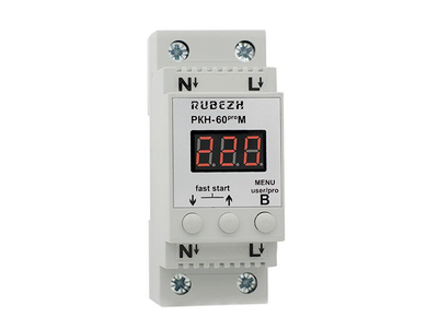 Реле контролю напруги на DIN-рейку Rubezh РКН-60proМ (60А, 220В) (R817543802)