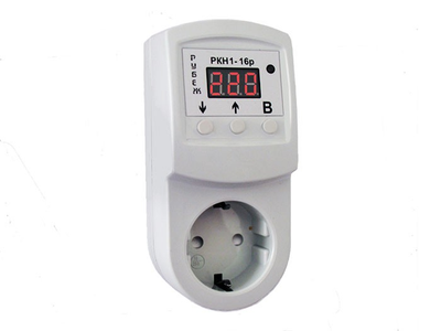 Реле контролю напруги в розетку Rubezh РКН-16p pro (16А, 220В) (R817543799)