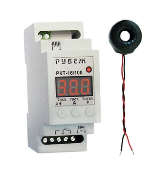 Реле контроля тока однофазное на DIN-рейку Rubezh РКТ-16/150 (16А, 220В) (R817534868)