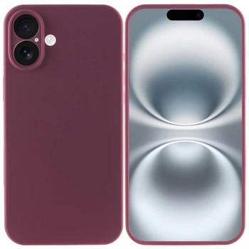 Силіконовий чохол із захистом камери Full Camera Protective для Apple iPhone 17 Plum