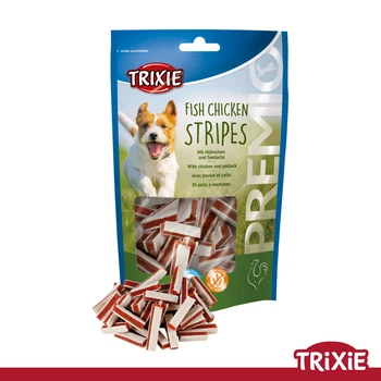 Лакомство для собак Trixie 31534 PREMIO Fish Chicken Stripes курица/лосось 75г (TX-31534) 4011905315348