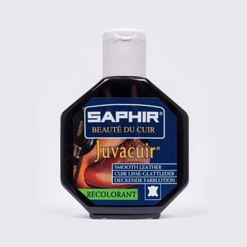 Крем фарба для гладкої шкіри Saphir Juvacuir 75 мл чорний