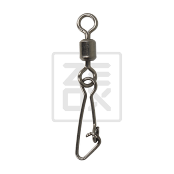 Застежка с вертлюгом ZEOX Swivel Hooked Snap 222BN №8 (10шт)