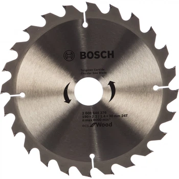 Пильный диск Eco for Wood Bosch (190x30x2.2 мм, 24 зубьев) по дереву (23427)