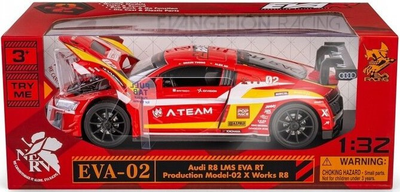 Металева модель RMZ Hobby Спортивний автомобіль Audi R8 EvaRT 1:32 Red (5905422081017)