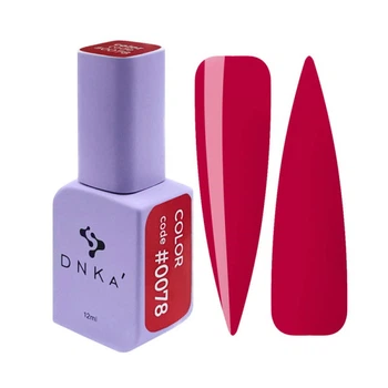 Гель-лак DNKa Polish Gel 0078 малиновий сік 12 мл