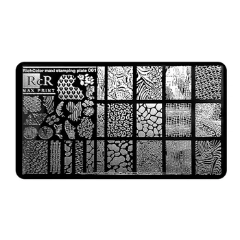 Пластина для стемпинга RichColoR Max Print 001 Животный принт