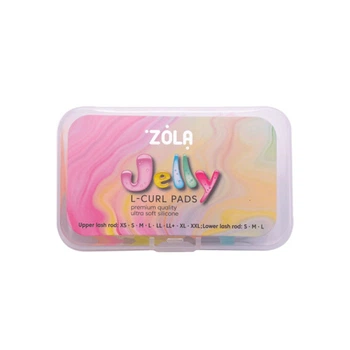 Валики силіконові для ламінування вій ZOLA Jelly L-Curl верхніх XS.