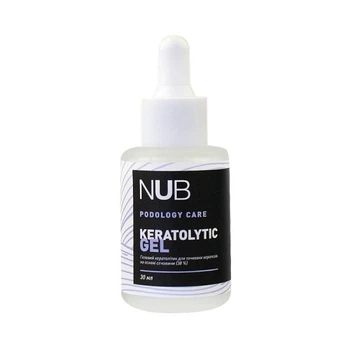 Гель-кератолитик для удаления мозолей и натоптышей NUB Podology Care Keratolytic Gel с мочевиной 38% 30 мл