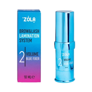 Состав для ламинирования бровей и ресниц ZOLA Color Lab 02 Volume Blue Fixer 10 мл