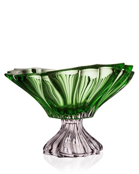 Фруктовниця на нозі зелена 330 мм Bohemia Plantica Green 6KG03 72T27 330 Z
