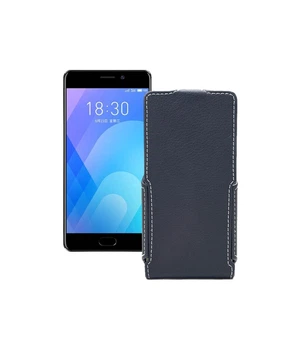 Чохол-флип з екошкіри для телефону Meizu M6 Note Чорний матовий