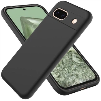 Чехол Fiji Full Soft Premium для Google Pixel 8a противоударный бампер с микрофиброй Black