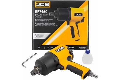 Гайковерт пневматический JCB RP7460 ударный с реверсом и регулировкой усилия 3/4" 1800 Нм (5-58329)
