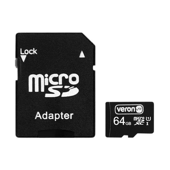 Карта пам’яті 64GB Veron Micro-USBSDXC UHS-1 class 10 з Адаптер