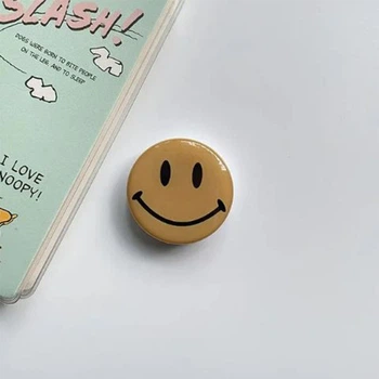 Попсокет для телефона Smile, бежевий