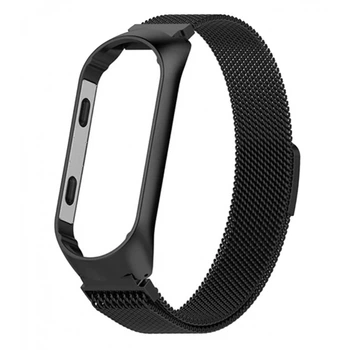 Ремінець Milanese Loop Xiaomi Mi Band 3 / 4 - чорний