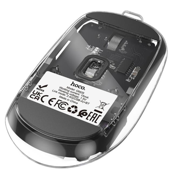 Беспроводная компьютерная мышь Hoco GM29 (2.4G+ Bluetooth dual mode) / два режима подключения / (черный)