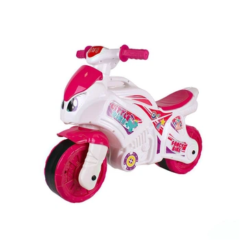 Толокар "Мотоцикл" рожевий зі світловими та звуковими ефектами 6368 "Technok Toys"