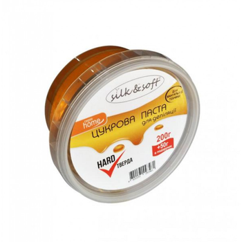 Цукрова паста для депіляції Silk&Soft в домашніх умовах тверда 250 г