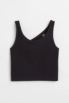 Спортивный топ H&M XS черный 15011075892