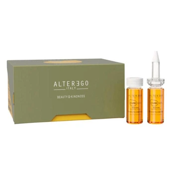 Несмываемый восстановительный лосьон для волос Alter Ego Silk Oil Illuminating Lotion 12 х 10 мл