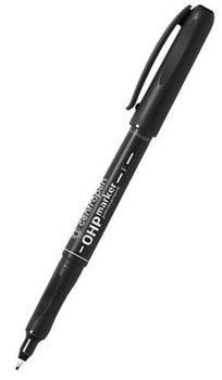 Маркер Centropen OHP F 0.6мм Чорний (2636)