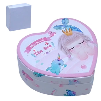 Дитяча скринька для прикрас Русалочка серце MIC (FG240424016D) (255751)