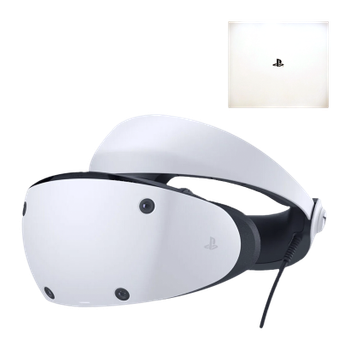 Набор Очки Виртуальной Реальности Проводной Sony PlayStation 5 VR2 White Б/У + Коробка VR2